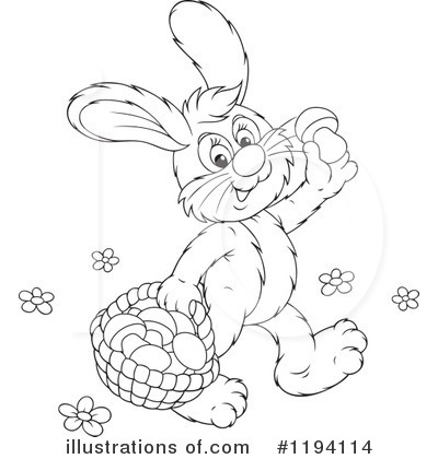 Royalty-Free (RF) Rabbit Clipart Illustration by Alex Bannykh - Stock Sample #1194114