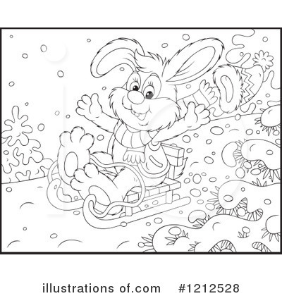 Royalty-Free (RF) Rabbit Clipart Illustration by Alex Bannykh - Stock Sample #1212528