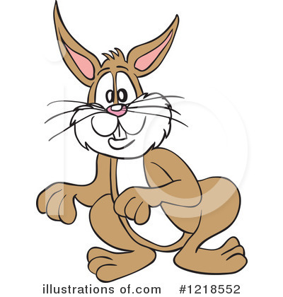 Royalty-Free (RF) Rabbit Clipart Illustration by LaffToon - Stock Sample #1218552