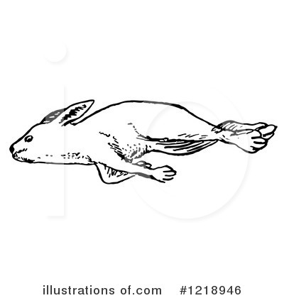 Royalty-Free (RF) Rabbit Clipart Illustration by Picsburg - Stock Sample #1218946