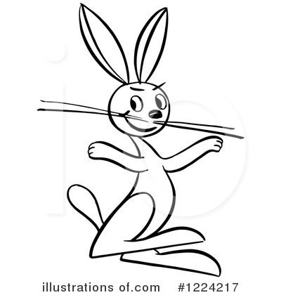 Rabbit Clipart #1224217 by Picsburg