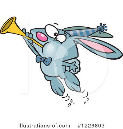 Royalty-Free (RF) Rabbit Clipart Illustration by toonaday - Stock Sample #1226803