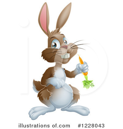 Royalty-Free (RF) Rabbit Clipart Illustration by AtStockIllustration - Stock Sample #1228043