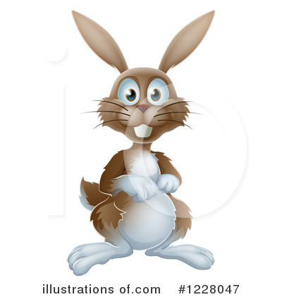 Royalty-Free (RF) Rabbit Clipart Illustration by AtStockIllustration - Stock Sample #1228047
