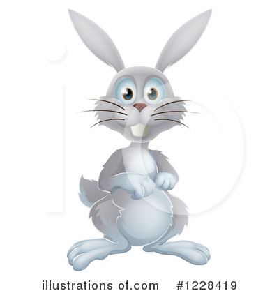 Royalty-Free (RF) Rabbit Clipart Illustration by AtStockIllustration - Stock Sample #1228419