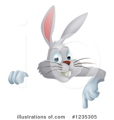 Royalty-Free (RF) Rabbit Clipart Illustration by AtStockIllustration - Stock Sample #1235305