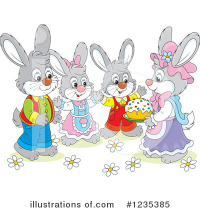 Royalty-Free (RF) Rabbit Clipart Illustration by Alex Bannykh - Stock Sample #1235385