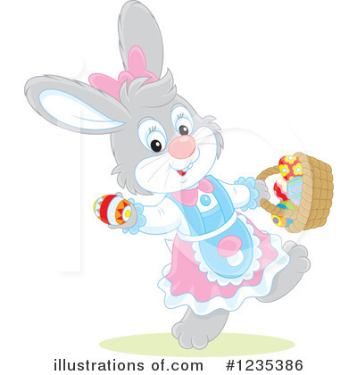Royalty-Free (RF) Rabbit Clipart Illustration by Alex Bannykh - Stock Sample #1235386