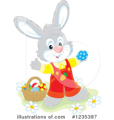 Royalty-Free (RF) Rabbit Clipart Illustration by Alex Bannykh - Stock Sample #1235387