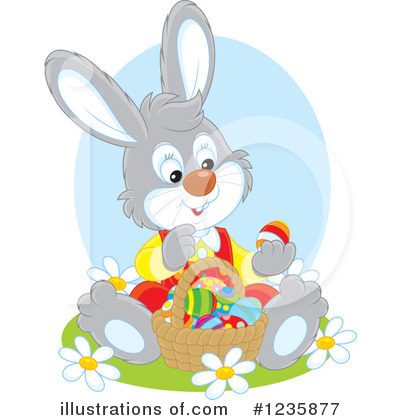 Royalty-Free (RF) Rabbit Clipart Illustration by Alex Bannykh - Stock Sample #1235877