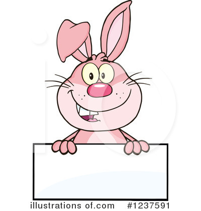 Royalty-Free (RF) Rabbit Clipart Illustration by Hit Toon - Stock Sample #1237591