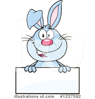 Royalty-Free (RF) Rabbit Clipart Illustration by Hit Toon - Stock Sample #1237592