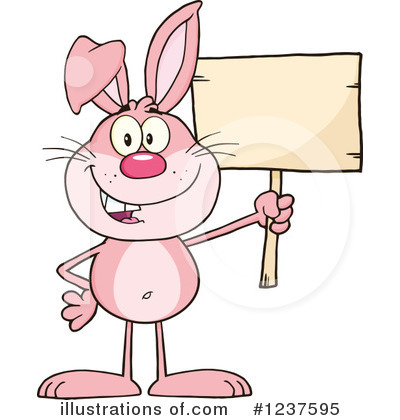 Royalty-Free (RF) Rabbit Clipart Illustration by Hit Toon - Stock Sample #1237595