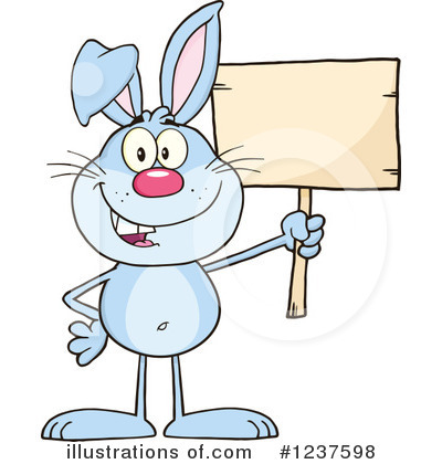 Royalty-Free (RF) Rabbit Clipart Illustration by Hit Toon - Stock Sample #1237598