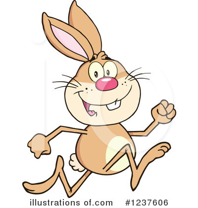 Royalty-Free (RF) Rabbit Clipart Illustration by Hit Toon - Stock Sample #1237606