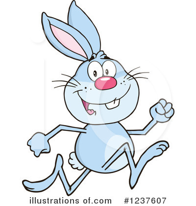 Royalty-Free (RF) Rabbit Clipart Illustration by Hit Toon - Stock Sample #1237607