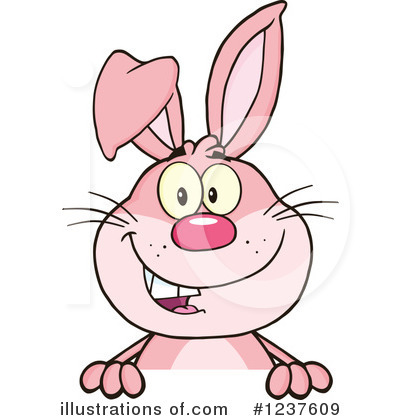 Royalty-Free (RF) Rabbit Clipart Illustration by Hit Toon - Stock Sample #1237609