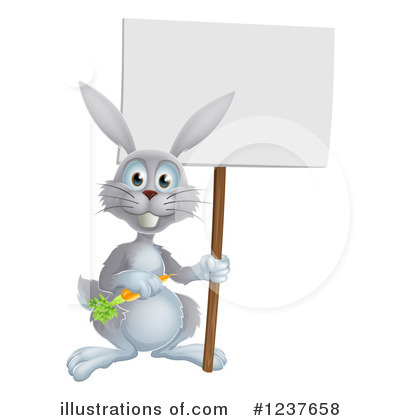 Royalty-Free (RF) Rabbit Clipart Illustration by AtStockIllustration - Stock Sample #1237658