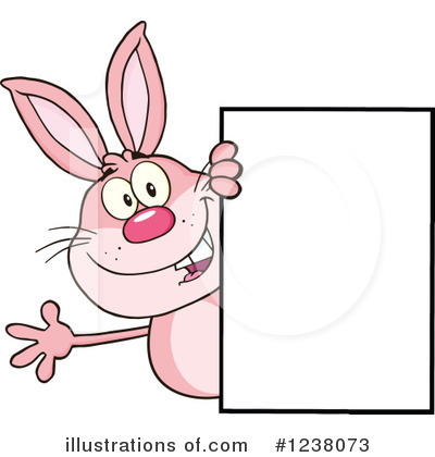 Royalty-Free (RF) Rabbit Clipart Illustration by Hit Toon - Stock Sample #1238073