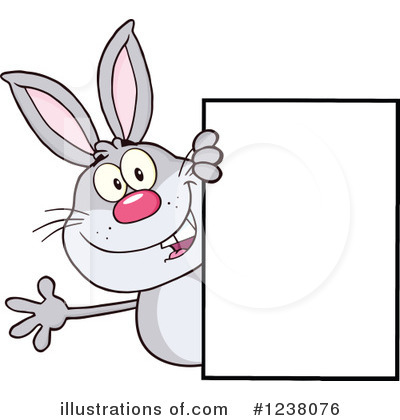 Royalty-Free (RF) Rabbit Clipart Illustration by Hit Toon - Stock Sample #1238076