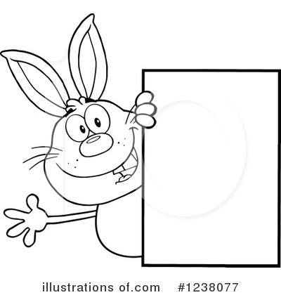 Royalty-Free (RF) Rabbit Clipart Illustration by Hit Toon - Stock Sample #1238077