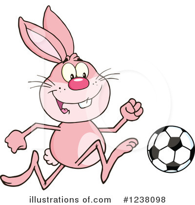Royalty-Free (RF) Rabbit Clipart Illustration by Hit Toon - Stock Sample #1238098