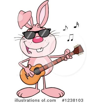 Royalty-Free (RF) Rabbit Clipart Illustration by Hit Toon - Stock Sample #1238103