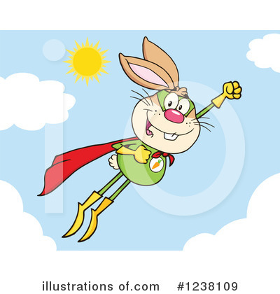 Royalty-Free (RF) Rabbit Clipart Illustration by Hit Toon - Stock Sample #1238109