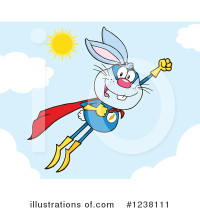 Royalty-Free (RF) Rabbit Clipart Illustration by Hit Toon - Stock Sample #1238111