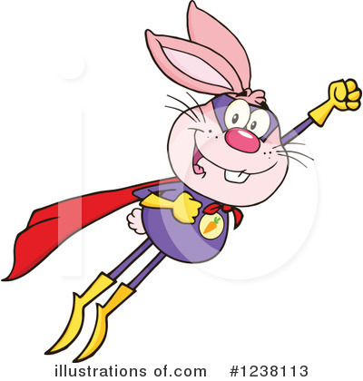 Royalty-Free (RF) Rabbit Clipart Illustration by Hit Toon - Stock Sample #1238113