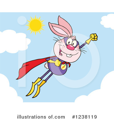 Royalty-Free (RF) Rabbit Clipart Illustration by Hit Toon - Stock Sample #1238119