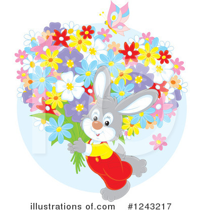 Royalty-Free (RF) Rabbit Clipart Illustration by Alex Bannykh - Stock Sample #1243217