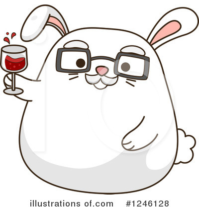 Royalty-Free (RF) Rabbit Clipart Illustration by BNP Design Studio - Stock Sample #1246128