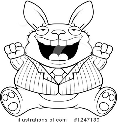 Royalty-Free (RF) Rabbit Clipart Illustration by Cory Thoman - Stock Sample #1247139