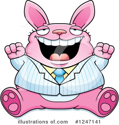 Royalty-Free (RF) Rabbit Clipart Illustration by Cory Thoman - Stock Sample #1247141