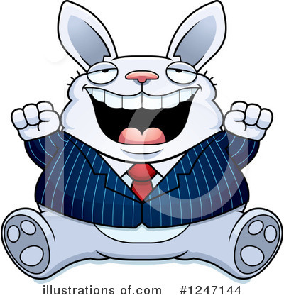 Royalty-Free (RF) Rabbit Clipart Illustration by Cory Thoman - Stock Sample #1247144