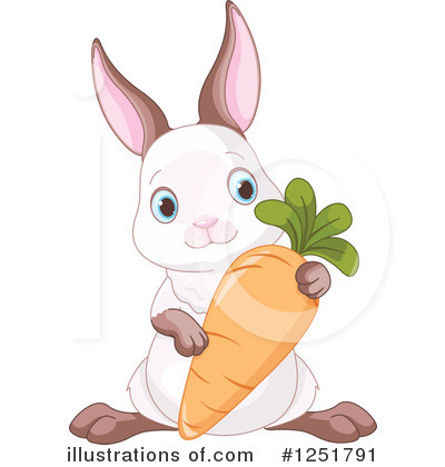 Royalty-Free (RF) Rabbit Clipart Illustration by Pushkin - Stock Sample #1251791