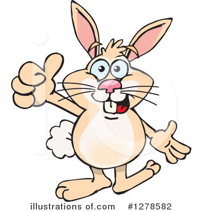 Royalty-Free (RF) Rabbit Clipart Illustration by Dennis Holmes Designs - Stock Sample #1278582