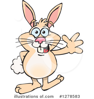 Royalty-Free (RF) Rabbit Clipart Illustration by Dennis Holmes Designs - Stock Sample #1278583