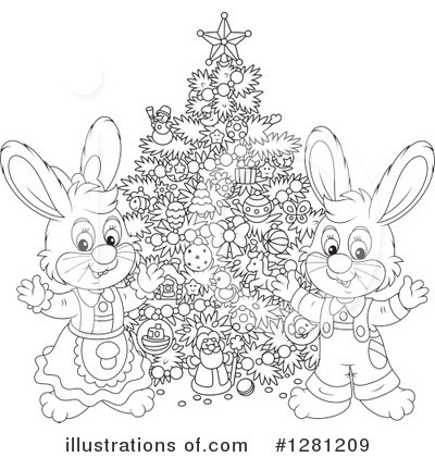 Royalty-Free (RF) Rabbit Clipart Illustration by Alex Bannykh - Stock Sample #1281209