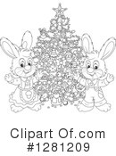 Rabbit Clipart #1281209 by Alex Bannykh