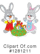 Rabbit Clipart #1281211 by Alex Bannykh
