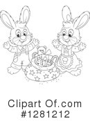 Rabbit Clipart #1281212 by Alex Bannykh