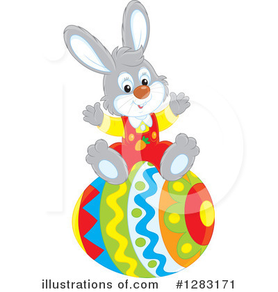Royalty-Free (RF) Rabbit Clipart Illustration by Alex Bannykh - Stock Sample #1283171