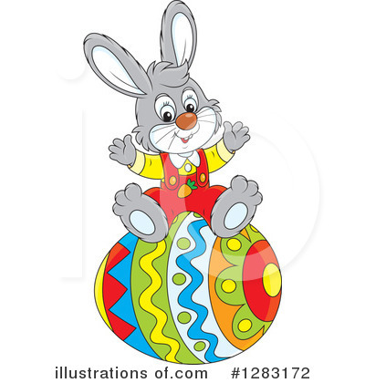 Royalty-Free (RF) Rabbit Clipart Illustration by Alex Bannykh - Stock Sample #1283172