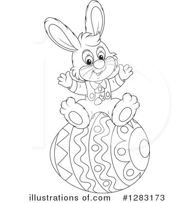 Royalty-Free (RF) Rabbit Clipart Illustration by Alex Bannykh - Stock Sample #1283173