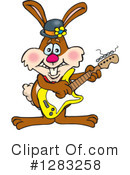 Rabbit Clipart #1283258 by Dennis Holmes Designs