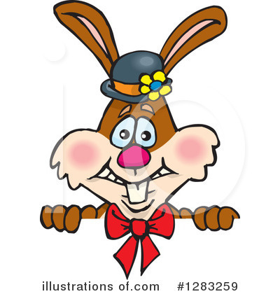 Royalty-Free (RF) Rabbit Clipart Illustration by Dennis Holmes Designs - Stock Sample #1283259