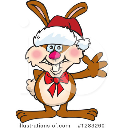 Royalty-Free (RF) Rabbit Clipart Illustration by Dennis Holmes Designs - Stock Sample #1283260