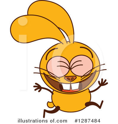 Royalty-Free (RF) Rabbit Clipart Illustration by Zooco - Stock Sample #1287484